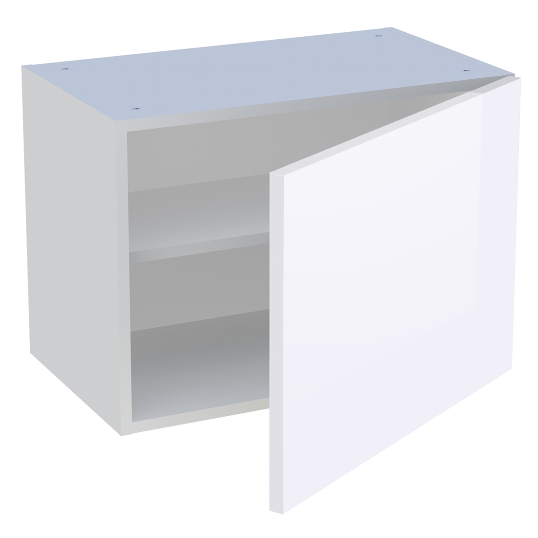 Meuble haut cuisine 1 porte H. 43,2 cm x L. 60 cm - Blanc brillant