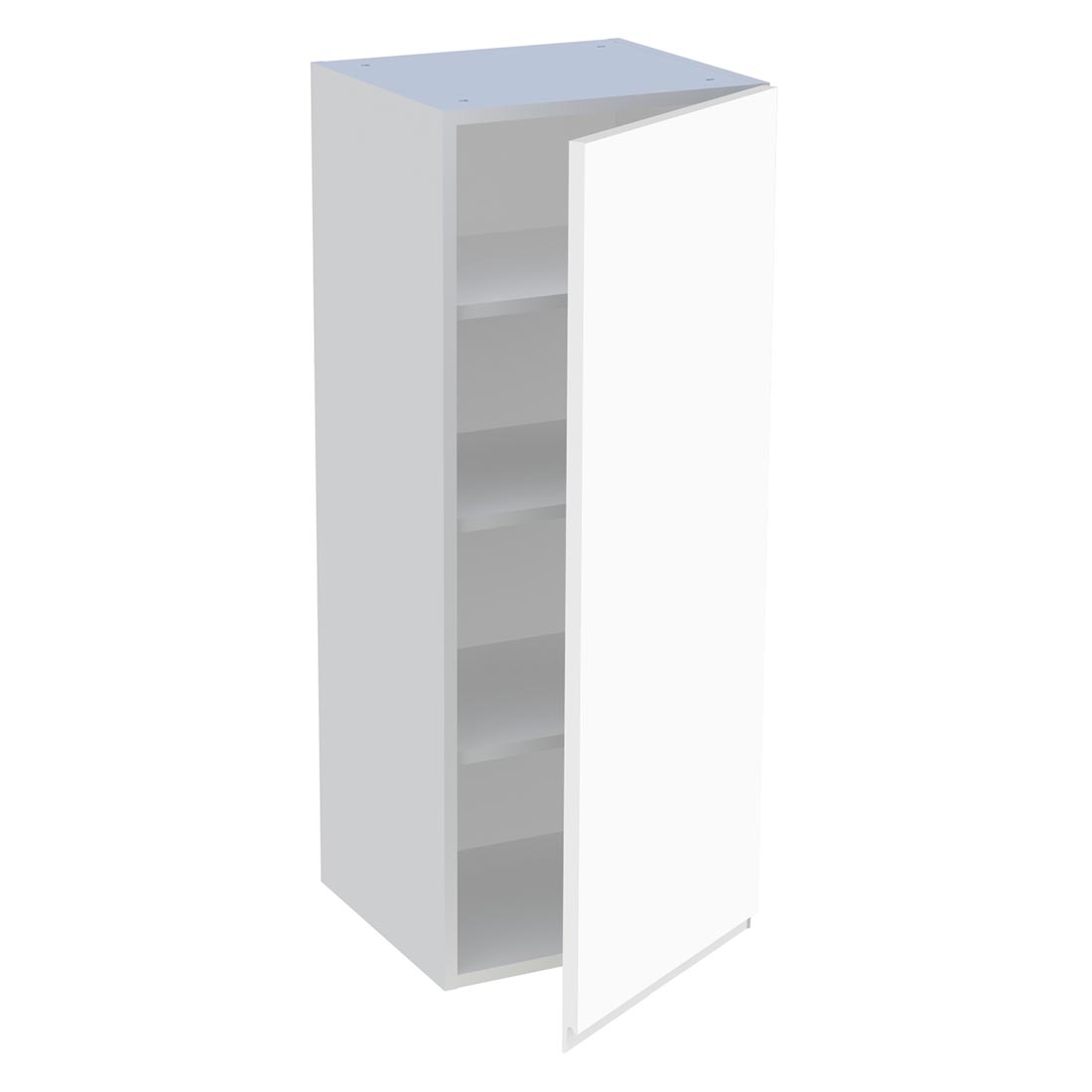 Meuble haut cuisine 1 porte H. 100,8 cm x L. 40 cm - Blanc mat sans poignée