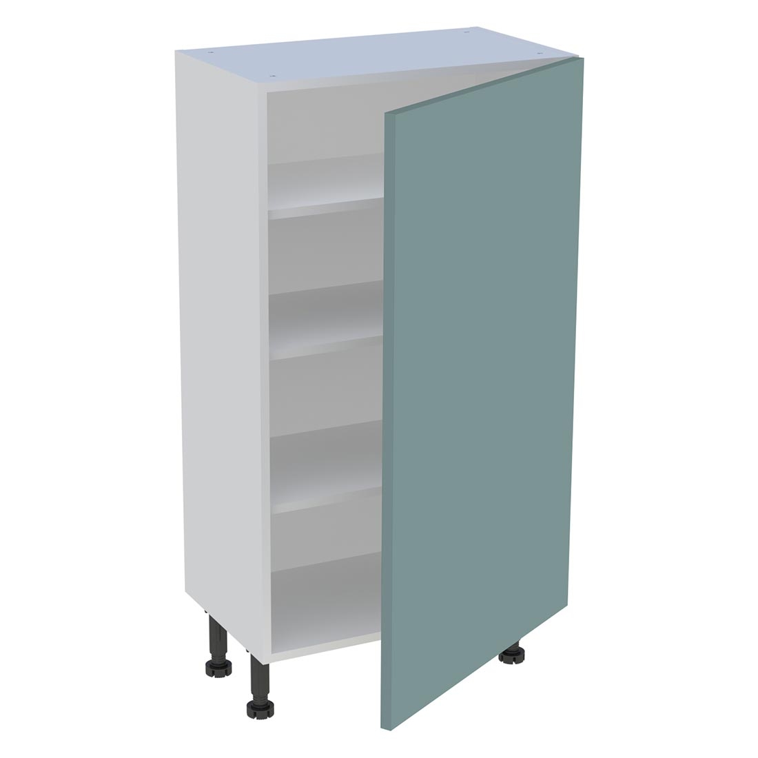 Meuble bas cuisine 1 porte H. 115,8 cm x L. 60 cm x P. 36,9 cm - Vert opale mat