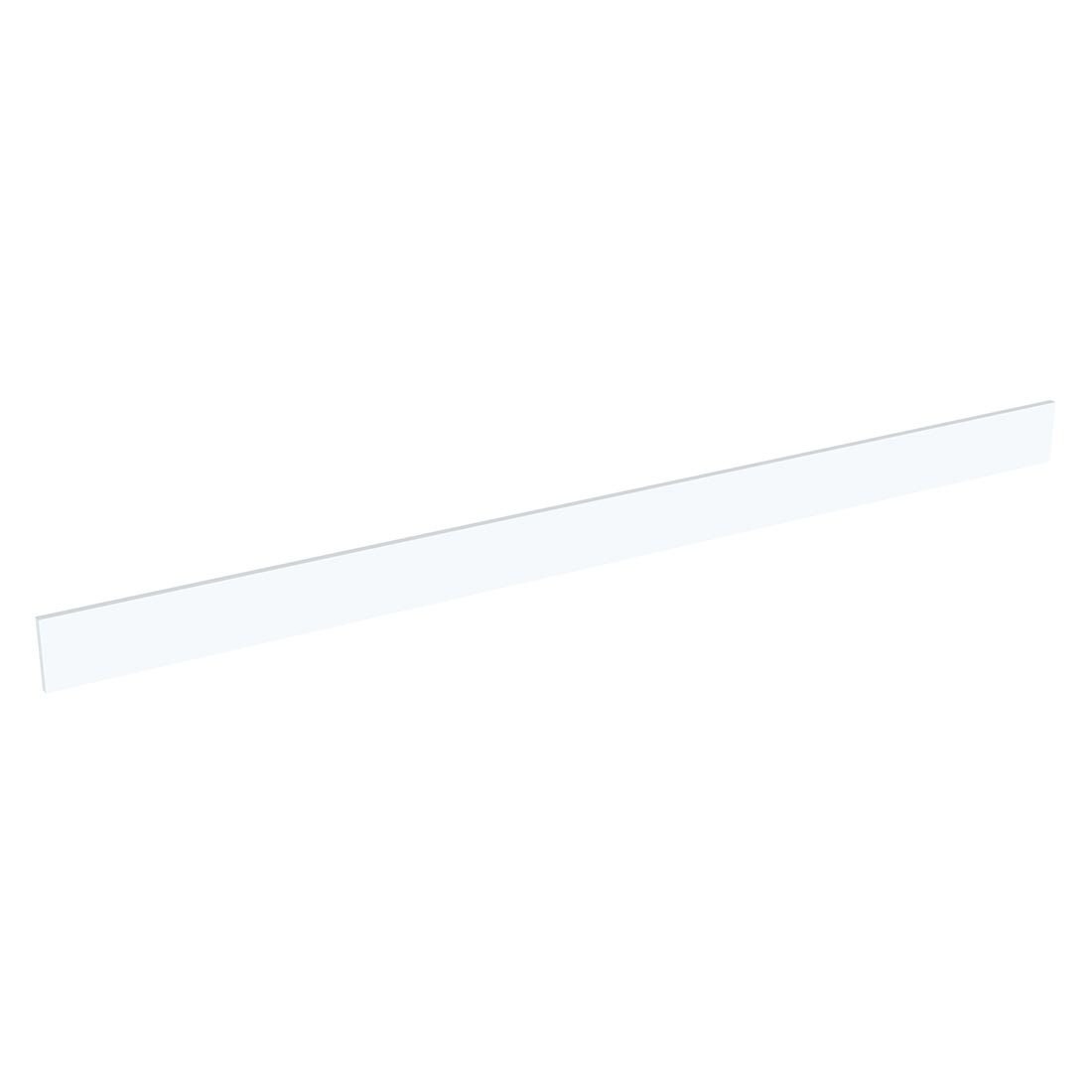 Plinthe ou fileur meuble cuisine L. 240 cm - Blanc mat