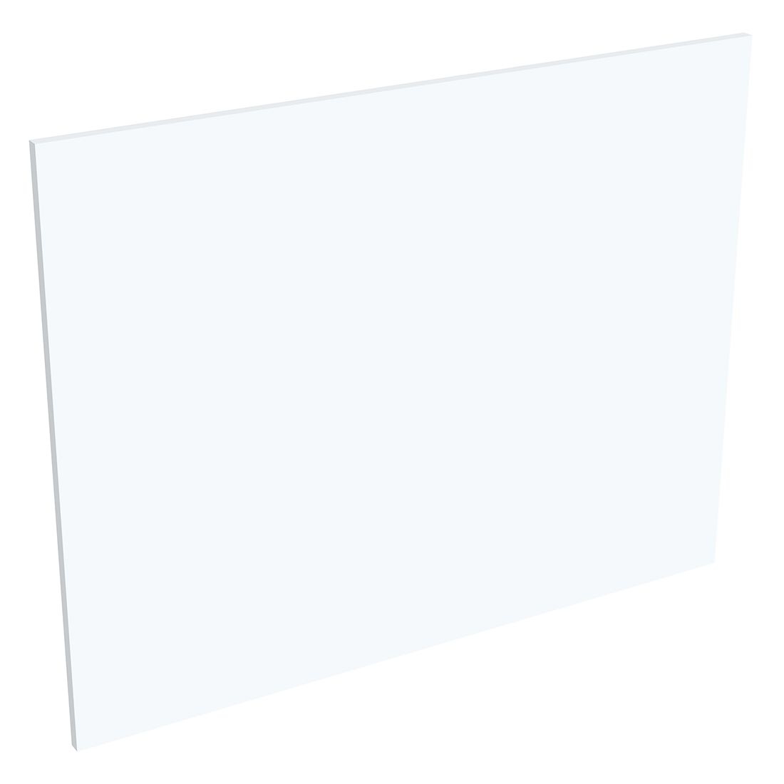 Coté de remplacement ilot pour meubles bas et haut dos à dos BLANC MAT - H. 72 cm