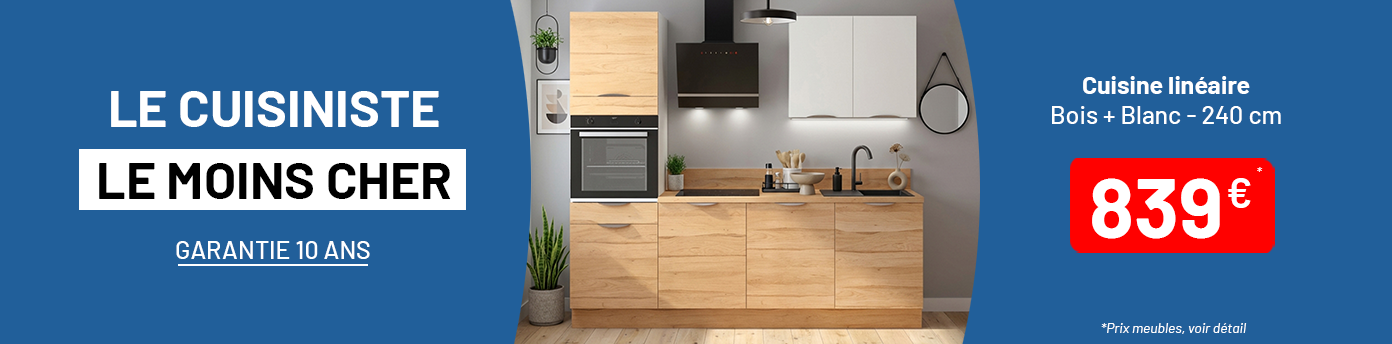 Le cuisiniste le moins cher