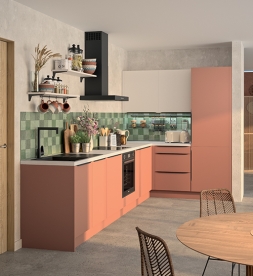 Modèle Terracotta Mat – Cuisine en angle