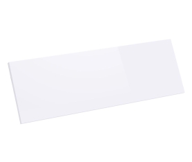 1x Kit façade meuble cuisine Blanc Brillant 1 porte H. 28,5 cm L. 89,7 cm