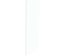 1x Kit façade meuble cuisine Blanc Chaud Mat 1 porte H. 129,3 cm L. 59,7 cm