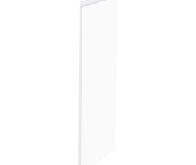 2x Kit façade meuble cuisine Blanc Mat Sans Poignée 1 porte H. 100,5 cm L. 39,7 cm