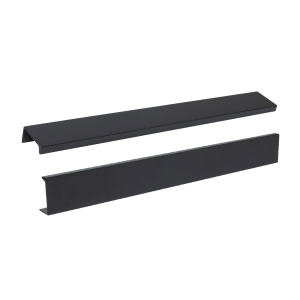 Poignée profilée noire mat - L. 32 cm