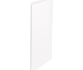 2x Kit façade meuble cuisine Blanc Brillant Sans Poignée 1 porte H. 100,5 cm L. 59,7 cm