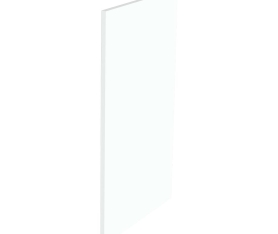 2x Kit façade meuble cuisine Blanc Chaud Mat 1 porte H. 100,5 cm L. 59,7 cm