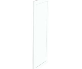 2x Kit façade meuble cuisine Blanc Cadre 1 porte H. 100,5 cm L. 39,7 cm