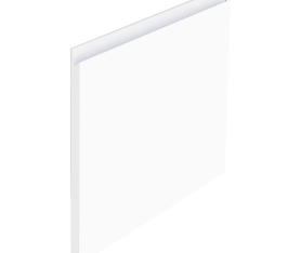 1x Kit façade meuble cuisine Blanc Mat Sans Poignée 1 porte H. 42,9 cm L. 59,7 cm