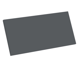 1x Kit façade meuble cuisine Gris Ardoise Mat 1 porte H. 28,5 cm L. 59,7 cm