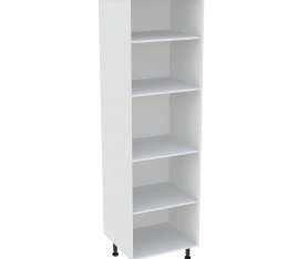 1x Caisson Colonne cuisine Blanc H. 216,6 cm x L. 60 cm x P. 57,1
