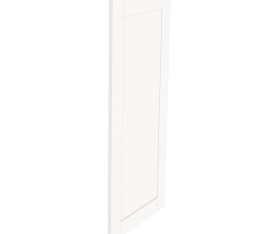 Kit façade meuble cuisine Blanc Cadre 1 porte H. 129,3 cm x L. 59,7 cm
