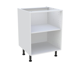 1x Caisson Meuble bas cuisine Blanc H. 87 cm x L. 60 cm x P.57,1 cm
