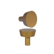 Poignée bouton dorée