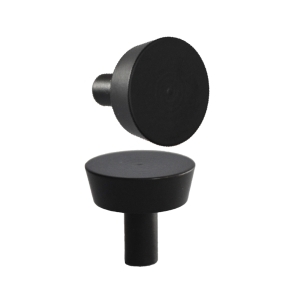 Poignée bouton noire