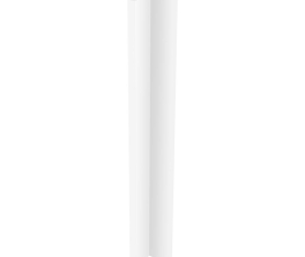 1x Kit fileur d'angle droit meuble cuisine BLANC MAT SANS POIGNÉE - H. 71.7 cm