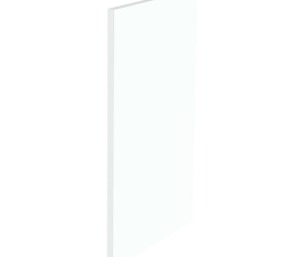 1x Kit façade meuble cuisine Blanc Chaud Mat 1 porte H. 71,7 cm L. 44,7 cm