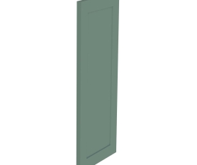 1x Kit façade meuble cuisine Vert Sauge Cadre 1 porte H. 71,7 cm L. 29,7 cm