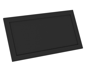 1x Kit façade meuble cuisine Noir Cadre 1 porte H. 42,9 cm L. 79,7 cm