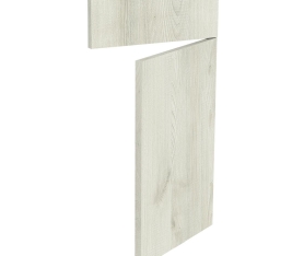 Kit façade meuble cuisine Chêne Blanchi 1 porte, 1 faux tiroir H. 71,7 cm x L. 39,7 cm