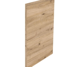 1x Kit façade meuble cuisine Chêne Naturel Sans Poignée 1 porte H. 71,7 cm L. 59,7 cm