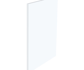 1x Kit façade meuble cuisine Blanc Mat 1 porte H. 71,7 cm L. 59,7 cm