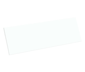 1x Kit façade meuble cuisine Blanc Chaud Mat 1 porte H. 28,5 cm L. 89,7 cm
