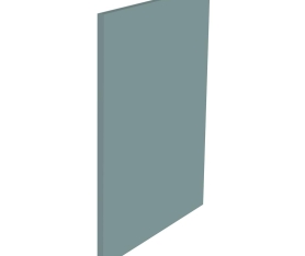1x Kit façade meuble cuisine Vert Opale Mat 1 porte H. 71,7 cm L. 59,7 cm