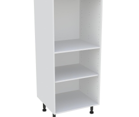 1x Caisson Demi-colonne cuisine Blanc H. 144,3 cm x L. 60 cm x P. 57,1