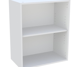 1x Caisson Meuble haut cuisine Blanc H. 72 cm x L. 60 cm x P. 35 cm