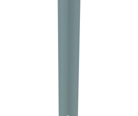 1x Kit fileur d'angle droit meuble cuisine VERT OPALE MAT - H. 71.7 cm