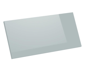 1x Kit façade meuble cuisine Gris Cendre Brillant 1 porte H. 28,5 cm L. 59,7 cm
