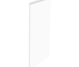 2x Kit façade meuble cuisine Blanc Mat Sans Poignée 1 porte H. 100,5 cm L. 59,7 cm