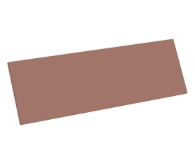 1x Kit façade meuble cuisine Terracotta Mat 1 porte H. 28,5 cm L. 89,7 cm