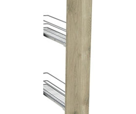 1x Kit façade meuble cuisine Chêne Doré 1 porte H. 71,7 cm L. 14,7 cm