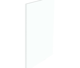 1x Kit façade meuble cuisine Blanc Chaud Mat 1 porte H. 71,7 cm L. 59,7 cm