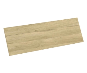 1x Kit façade meuble cuisine Chêne Clair 1 porte H. 28,5 cm L. 89,7 cm