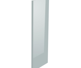 1x Kit façade meuble cuisine Gris Cendre Brillant 1 porte H. 71,7 cm L. 29,7 cm