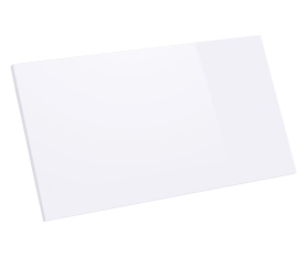 1x Kit façade meuble cuisine Blanc Brillant 1 porte H. 42,9 cm L. 79,7 cm