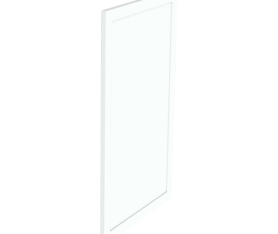 1x Kit façade meuble cuisine Blanc Cadre 1 porte H. 100,5 cm L. 59,7 cm