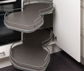 1x Aménagement tournant pour meuble d'angle porte gauche