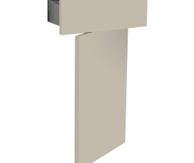 1x Kit façade meuble cuisine Beige Mat 1 porte, 1 tiroir H. 71,7 cm L. 39,7 cm