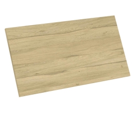 1x Kit façade meuble cuisine Chêne Clair 1 porte H. 42,9 cm L. 79,7 cm