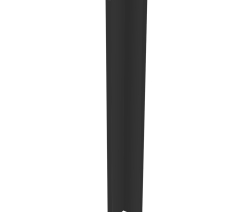 1x Kit fileur d'angle droit meuble cuisine NOIR CADRE - H. 71.7 cm