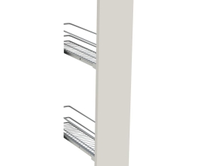 1x Kit façade meuble cuisine Lin Mat 1 porte H. 71,7 cm L. 14,7 cm