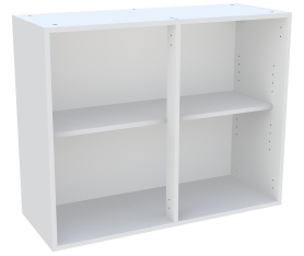 1x Caisson Meuble bas cuisine Blanc H. 87 cm x L. 90 cm x P. 35 cm