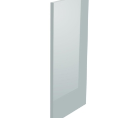 1x Kit façade meuble cuisine Gris Cendre Brillant 1 porte H. 71,7 cm L. 39,7 cm