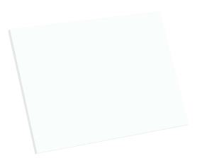1x Kit façade meuble cuisine Blanc Chaud Mat 1 porte H. 42,9 cm L. 59,7 cm